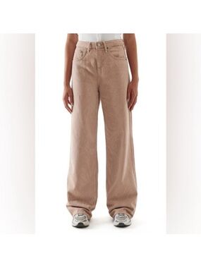 Urban Outfitters BDG Wide Leg Puddle Jeans Sz 27 Brown Tan Swirl High Rise, new